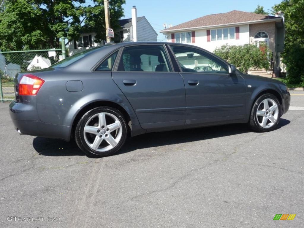 2005 A4 1.8T quattro Sedan - Dolphin Grey Metallic / Ebony photo #9