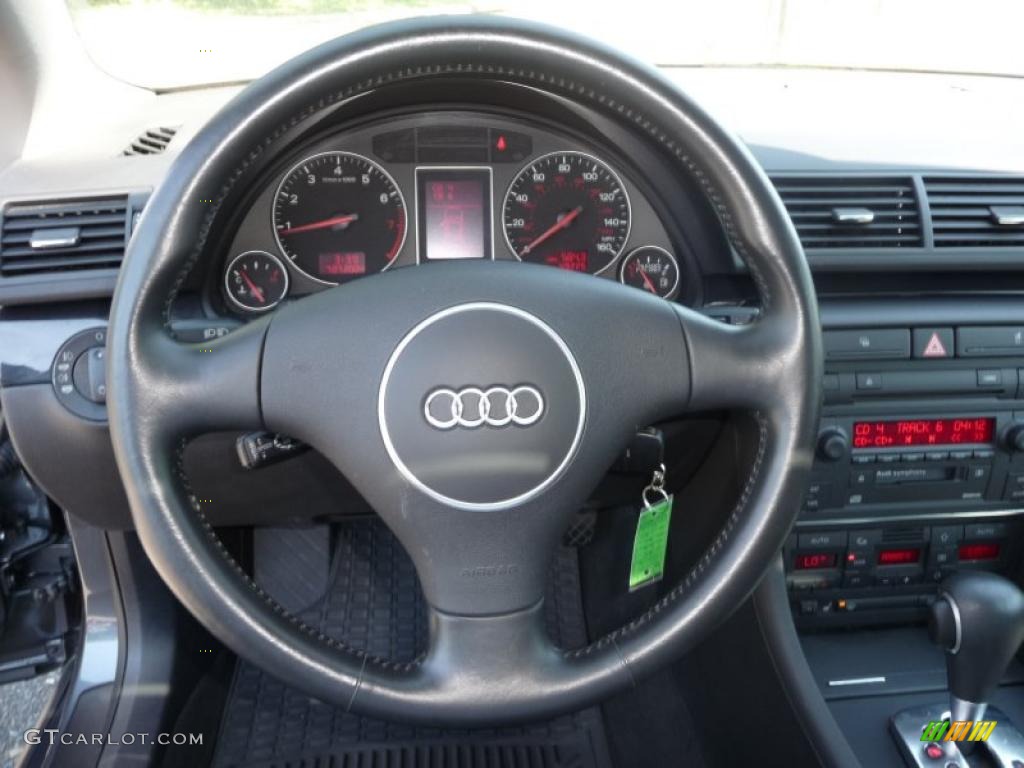 2005 A4 1.8T quattro Sedan - Dolphin Grey Metallic / Ebony photo #17