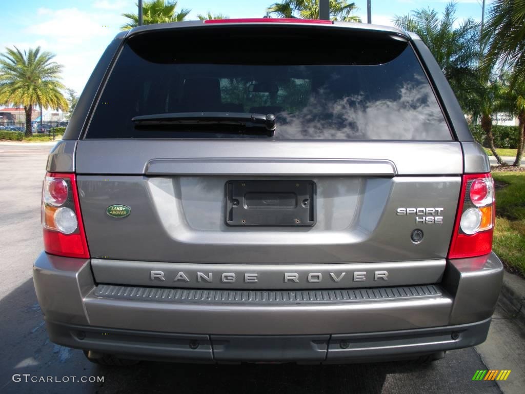 2008 Range Rover Sport HSE - Stornoway Grey Metallic / Ebony Black photo #7