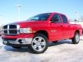 2005 Flame Red Dodge Ram 1500 Big Horn Edition Quad Cab  photo #1