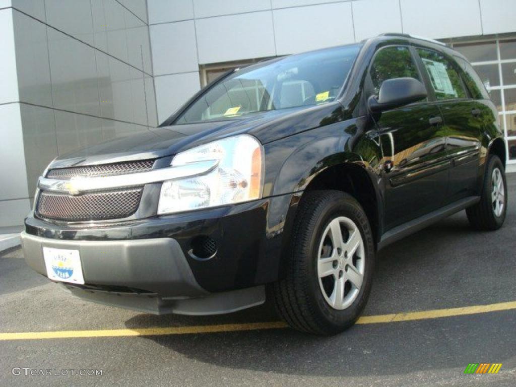 2006 Equinox LS - Black / Light Gray photo #1