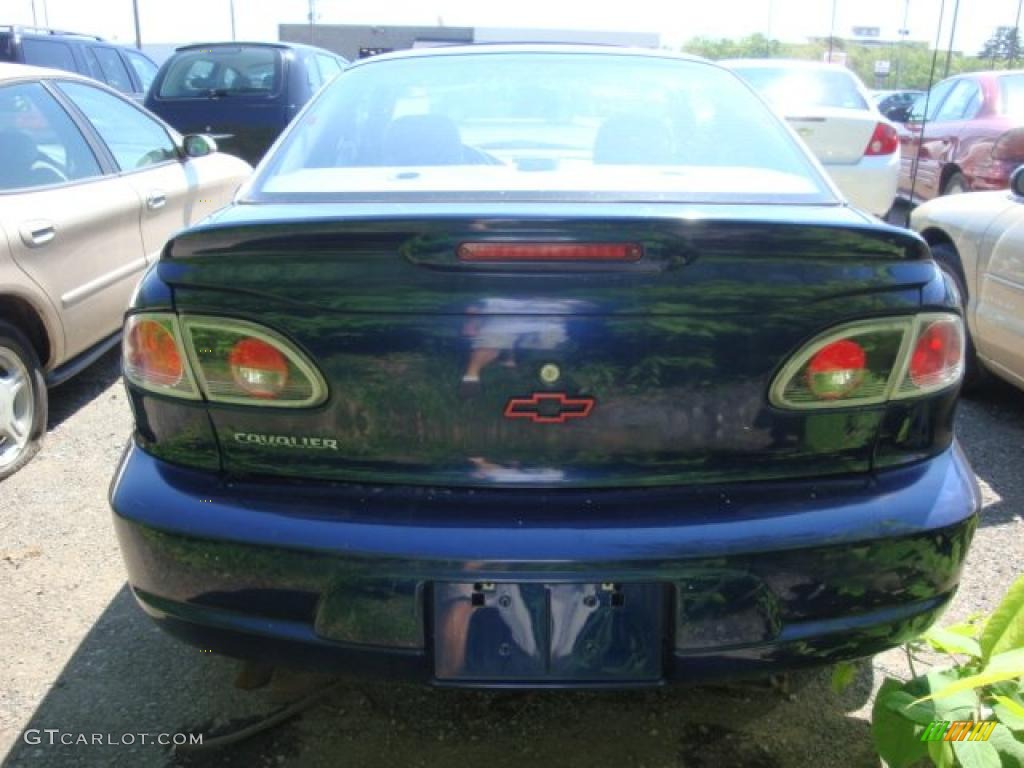 2001 Cavalier Z24 Coupe - Indigo Blue Metallic / Neutral photo #4