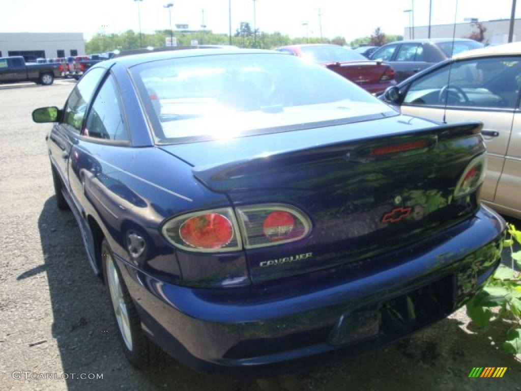 2001 Cavalier Z24 Coupe - Indigo Blue Metallic / Neutral photo #5