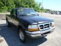 Black 1998 Ford Ranger XLT Extended Cab 4x4