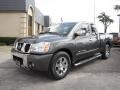 2005 Smoke Gray Nissan Titan SE King Cab  photo #3