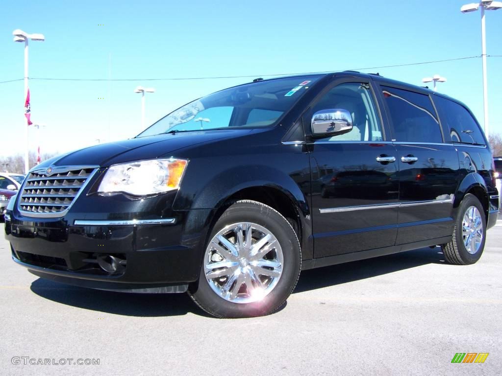 Brilliant Black Crystal Pearl Chrysler Town & Country