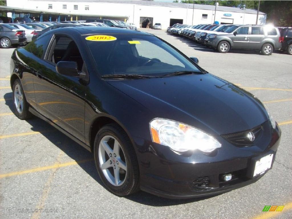 2002 RSX Sports Coupe - Nighthawk Black Pearl / Ebony Black photo #1