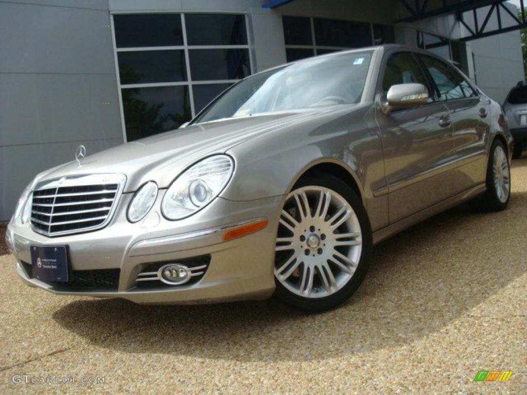 2008 E 350 Sedan - Pewter Metallic / Cashmere photo #1