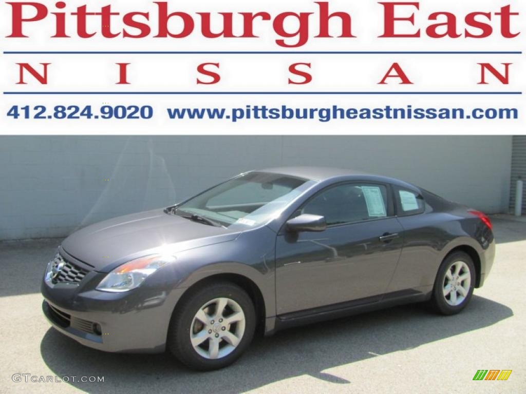 2008 Altima 2.5 S Coupe - Precision Gray Metallic / Charcoal photo #1