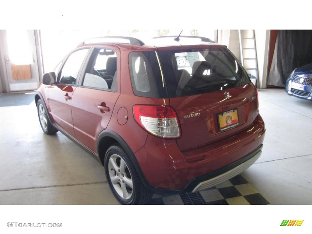 2007 SX4 Convenience AWD - Sunlight Copper Pearl / Black photo #8