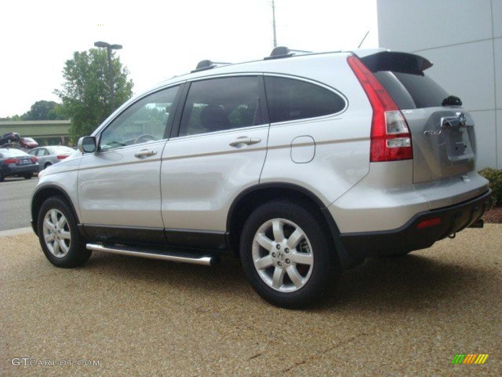 2009 CR-V EX-L 4WD - Alabaster Silver Metallic / Gray photo #4