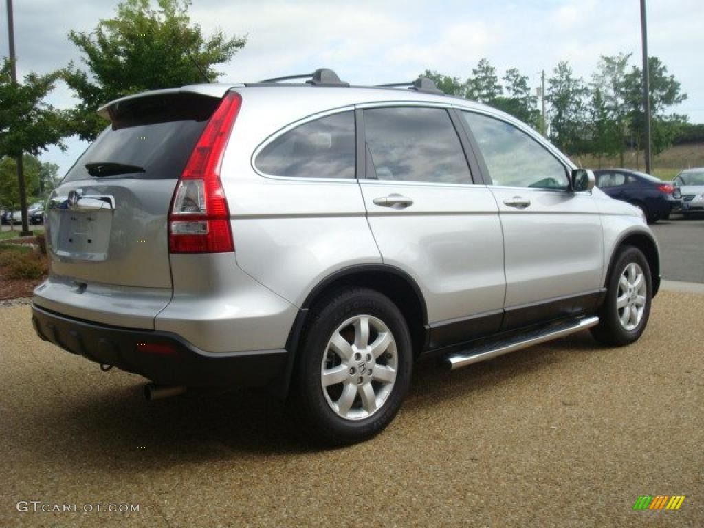 2009 CR-V EX-L 4WD - Alabaster Silver Metallic / Gray photo #5