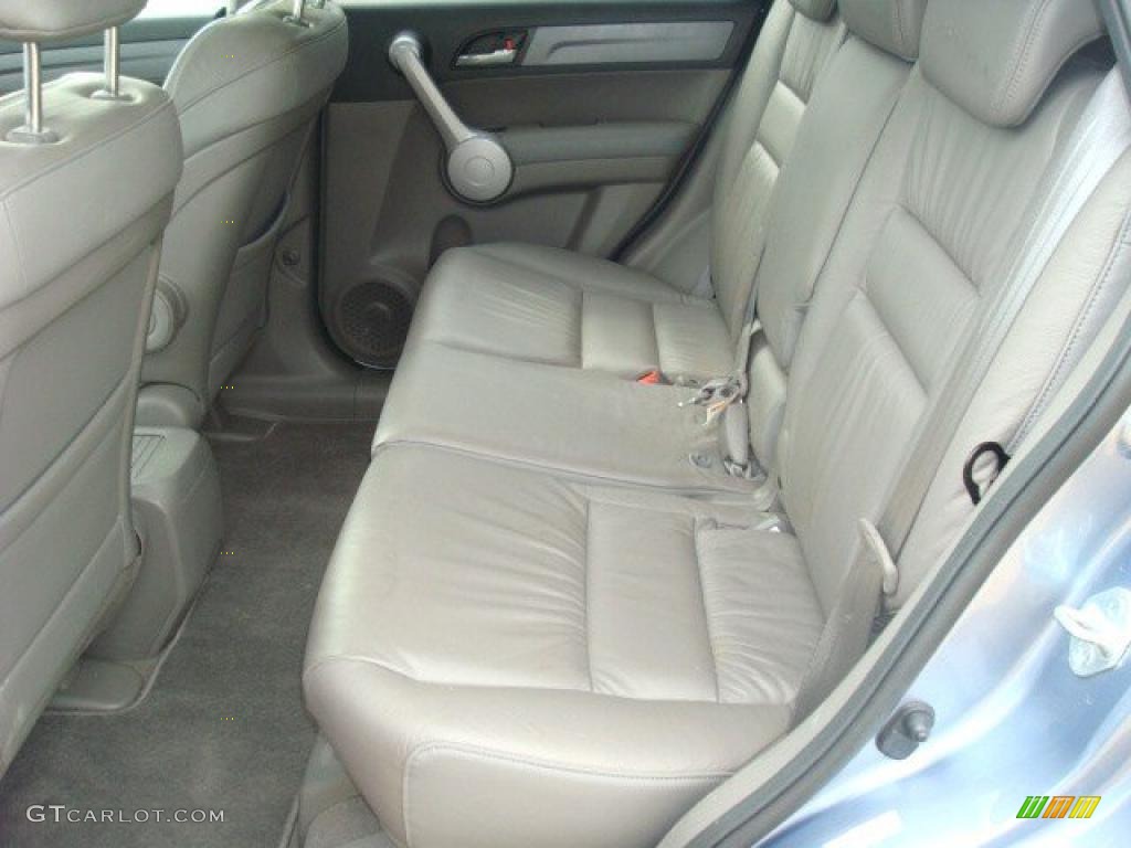 2007 CR-V EX-L 4WD - Glacier Blue Metallic / Gray photo #10