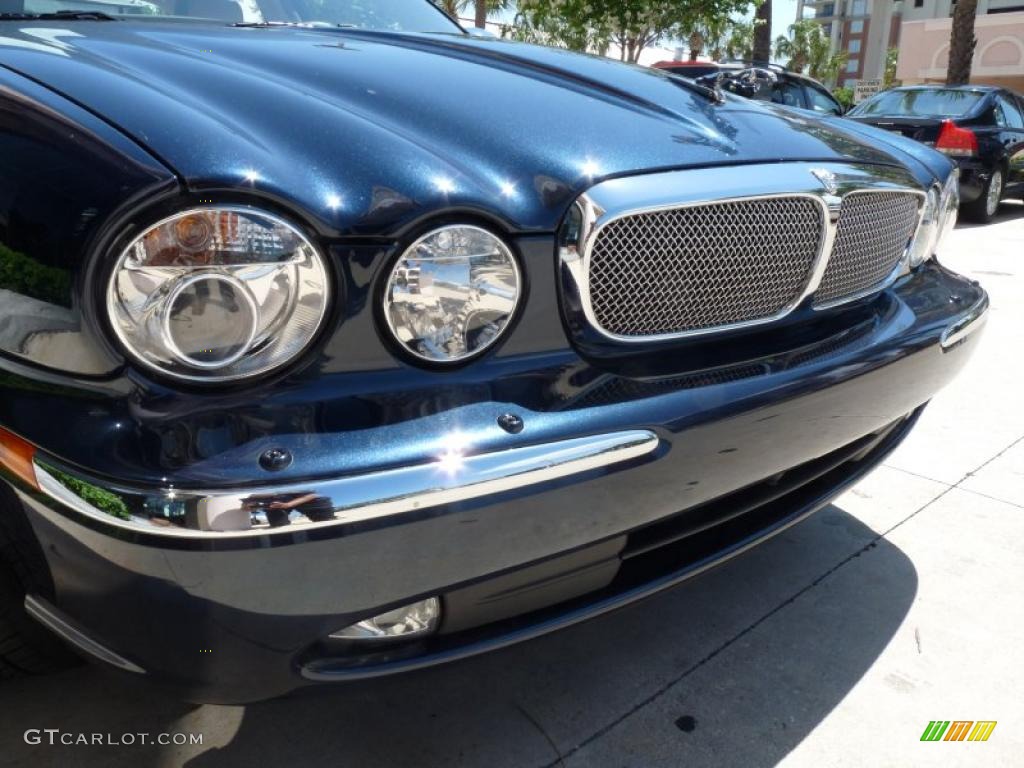 2007 XJ XJ8 L - Indigo Blue Metallic / Champagne/Mocha photo #11