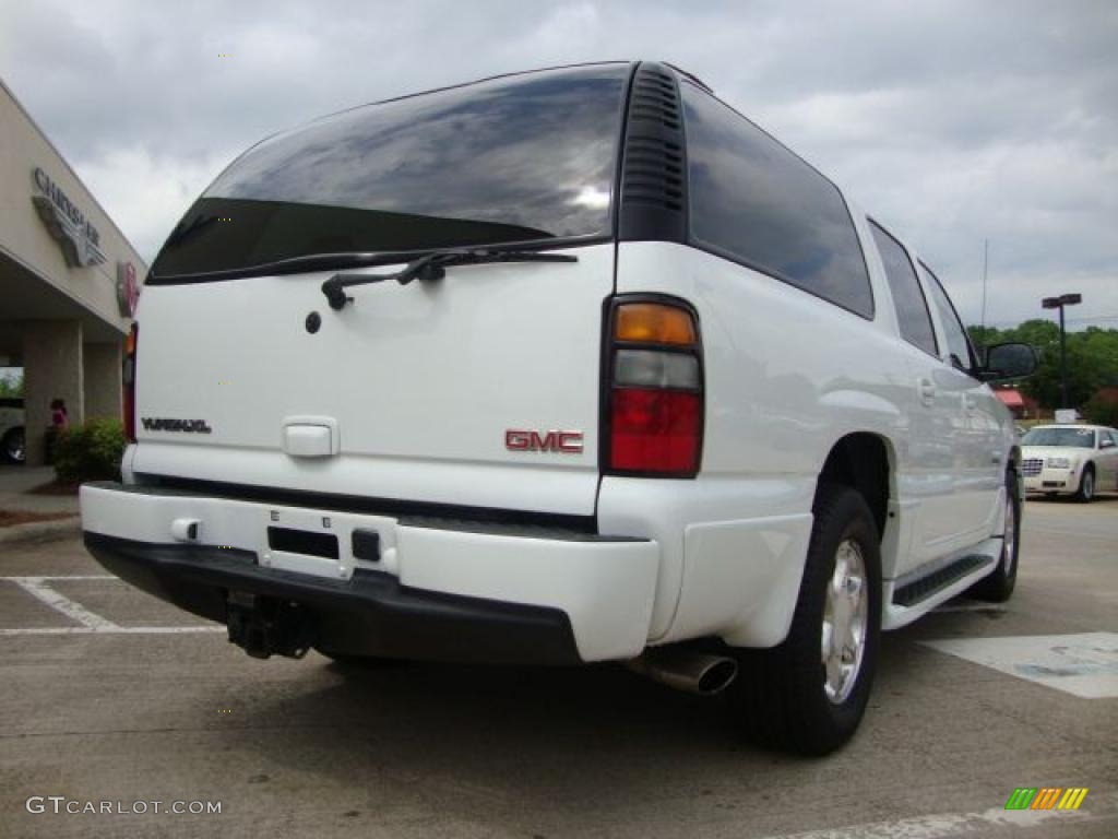 2004 Yukon XL Denali AWD - Summit White / Stone Gray photo #3