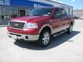 2007 Redfire Metallic Ford F150 Lariat SuperCrew 4x4  photo #2