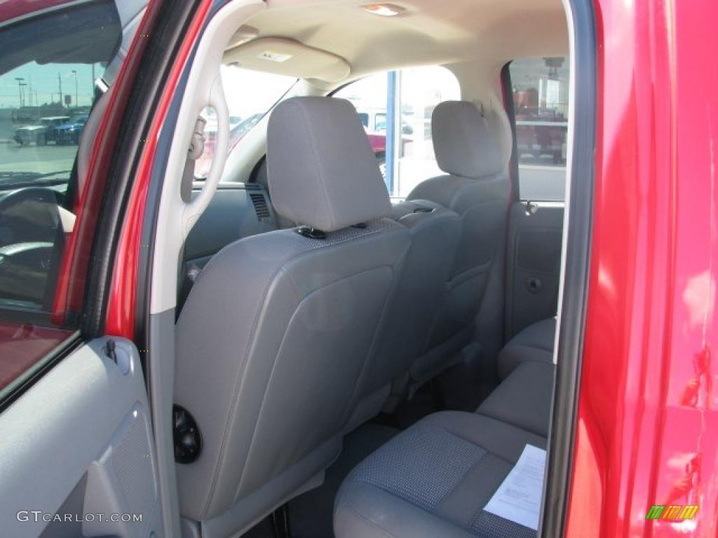 2008 Ram 1500 Big Horn Edition Quad Cab 4x4 - Flame Red / Medium Slate Gray photo #5