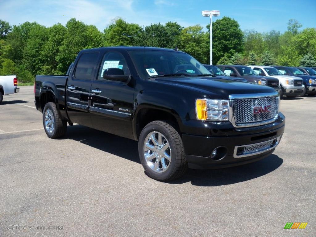 2010 Sierra 1500 Denali Crew Cab AWD - Onyx Black / Ebony photo #1