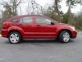 2007 Inferno Red Crystal Pearl Dodge Caliber SXT  photo #2