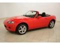 2008 True Red Mazda MX-5 Miata Roadster  photo #2