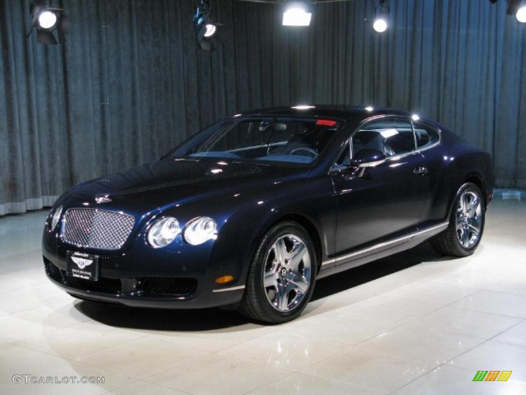 Dark Sapphire Bentley Continental GT