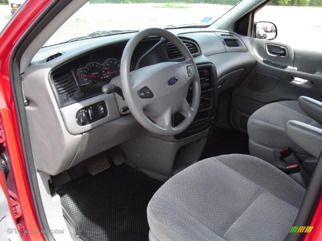 2001 Windstar LX - Bright Red Metallic / Medium Graphite photo #23