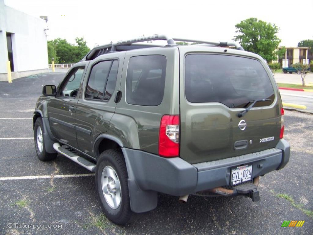 2003 Xterra SE V6 4x4 - Canteen Green Metallic / Gray photo #6