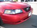 2001 Laser Red Metallic Ford Mustang V6 Coupe  photo #39