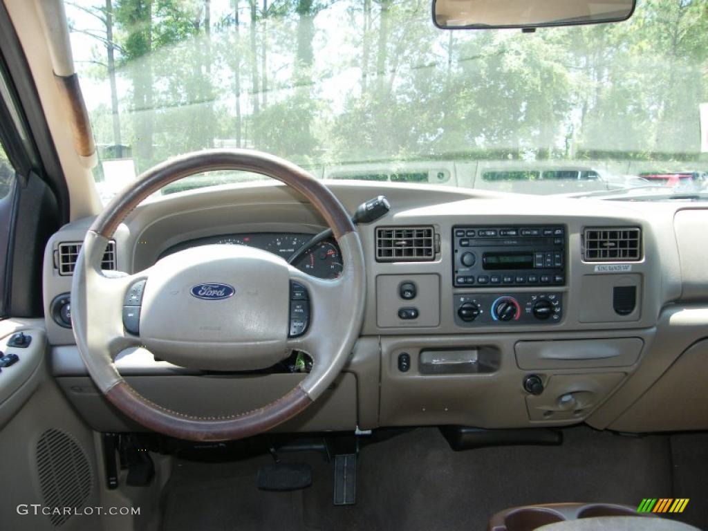 2004 F250 Super Duty King Ranch Crew Cab 4x4 - Estate Green Metallic / Castano Leather photo #18