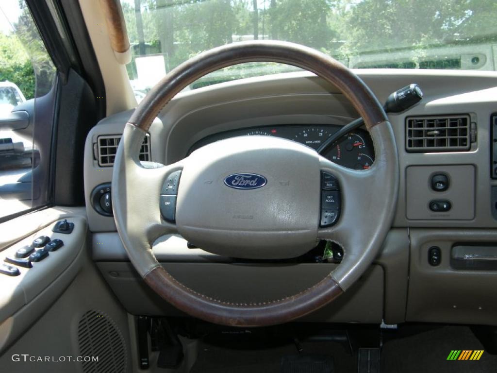 2004 F250 Super Duty King Ranch Crew Cab 4x4 - Estate Green Metallic / Castano Leather photo #19