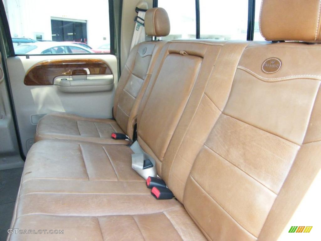 2004 F250 Super Duty King Ranch Crew Cab 4x4 - Estate Green Metallic / Castano Leather photo #22