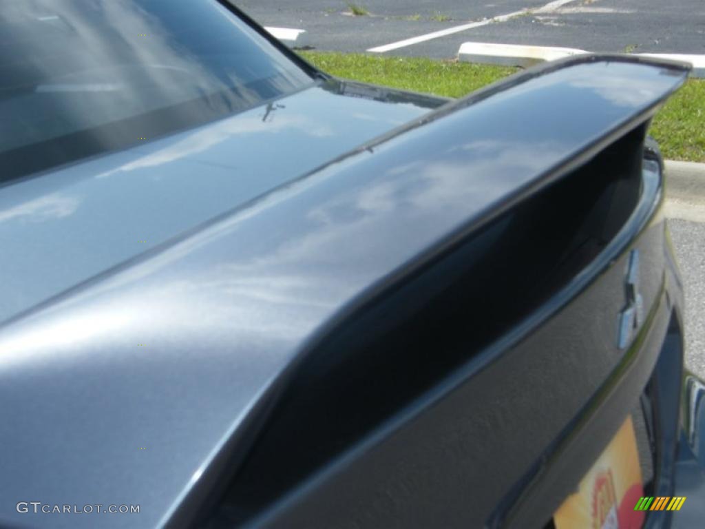 2005 Lancer RALLIART - Graphite Grey Pearl / Black/Red photo #11
