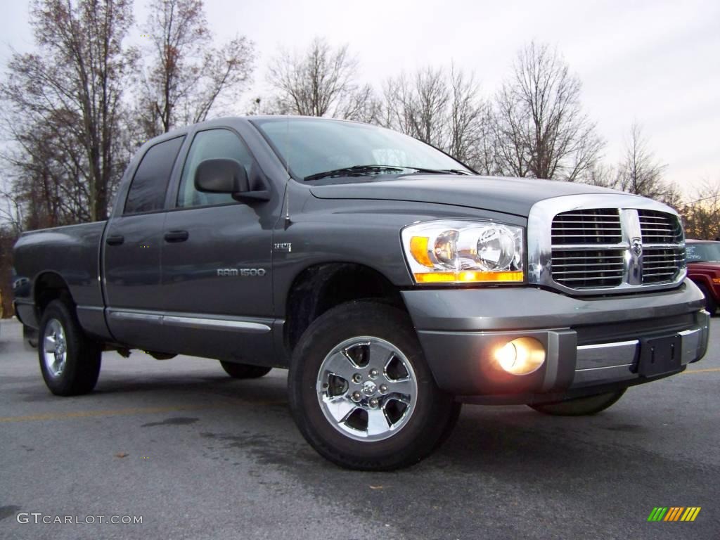 2006 Ram 1500 Laramie Quad Cab 4x4 - Mineral Gray Metallic / Medium Slate Gray photo #7