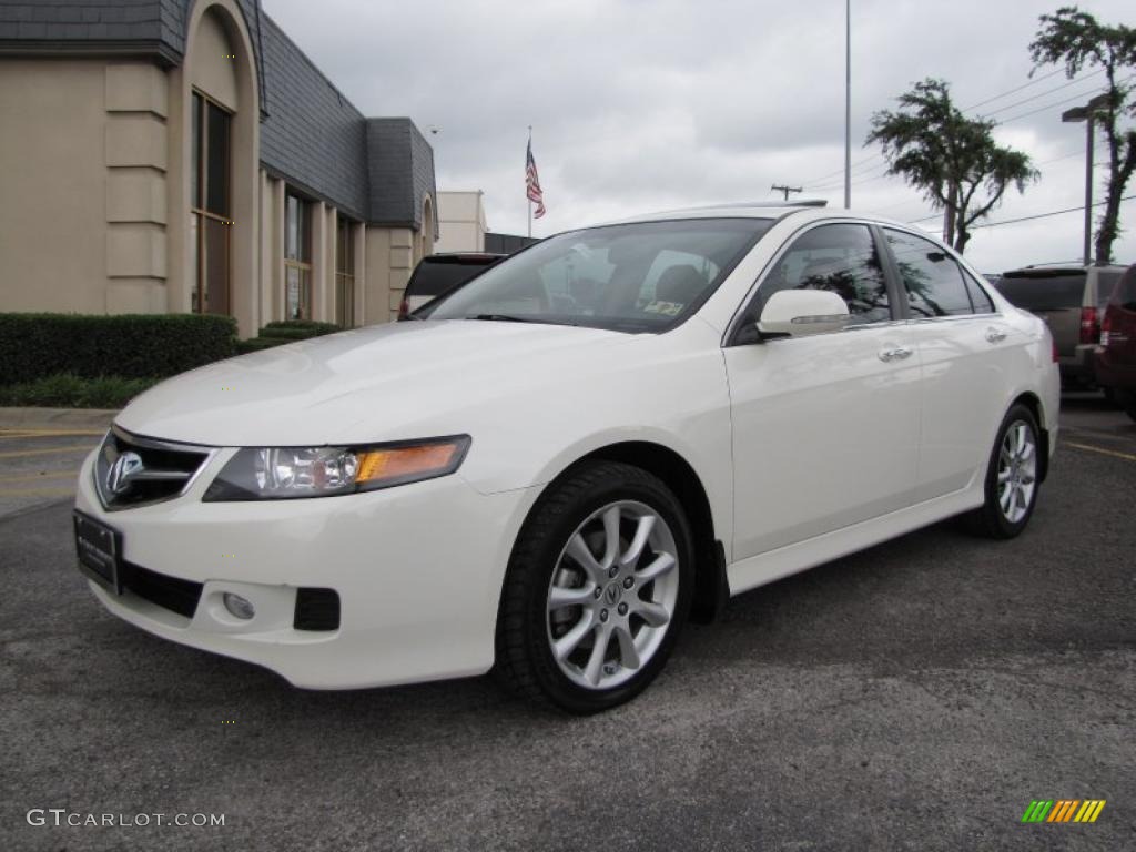 2008 TSX Sedan - Premium White Pearl / Parchment photo #3