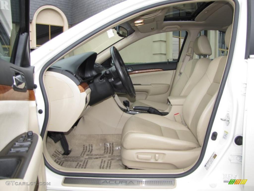 2008 TSX Sedan - Premium White Pearl / Parchment photo #8