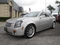 2007 Light Platinum Cadillac CTS Sedan  photo #3