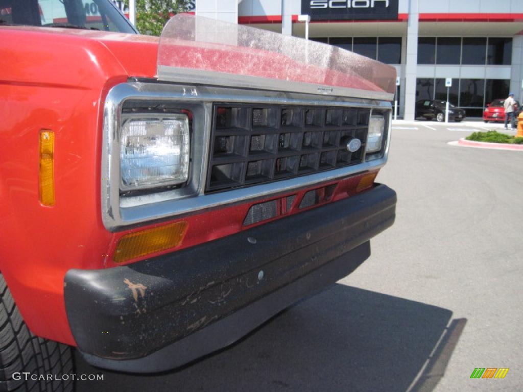 1987 Ranger STX SuperCab 4x4 - Red / Beige photo #37