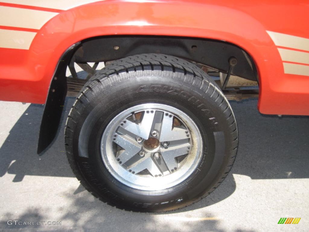 1987 Ranger STX SuperCab 4x4 - Red / Beige photo #44