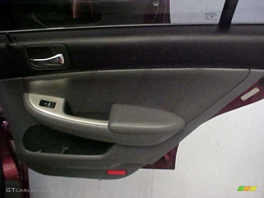 2004 Accord EX V6 Sedan - Redondo Red Pearl / Black photo #9
