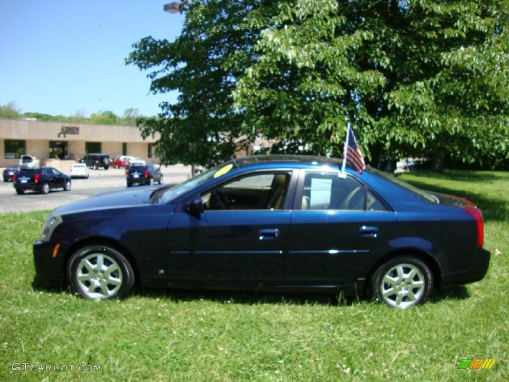 2007 CTS Sedan - Blue Chip / Cashmere photo #12