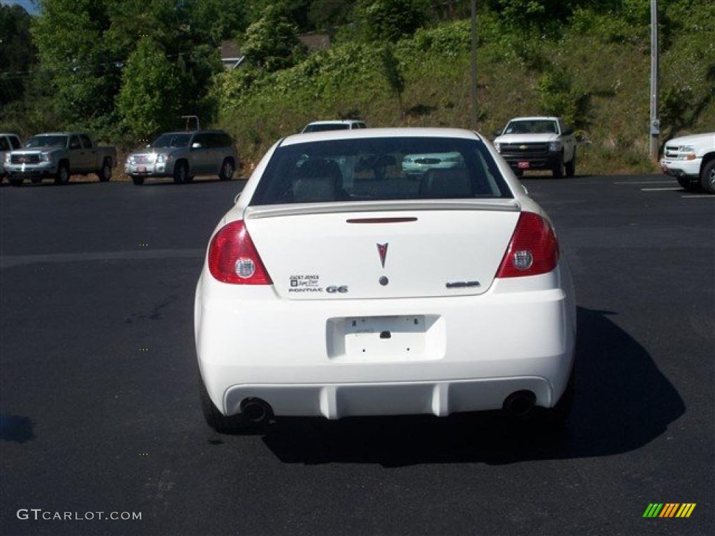 2008 G6 GXP Sedan - Ivory White / Ebony Black photo #7