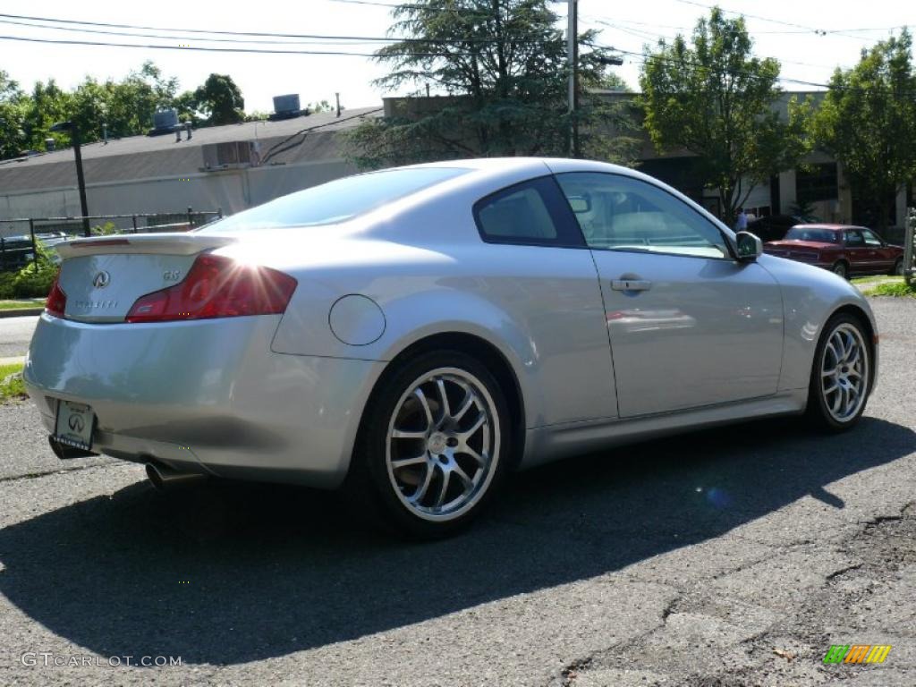 2006 G 35 Coupe - Liquid Platinum Metallic / Graphite photo #5