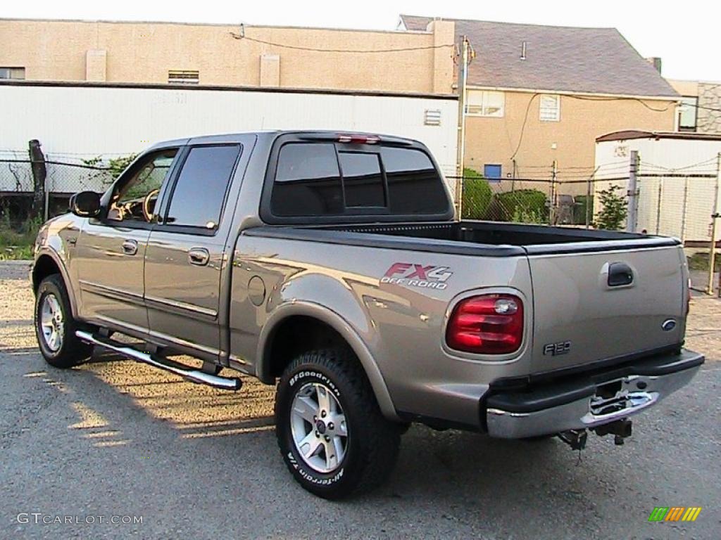 2002 F150 XLT SuperCrew 4x4 - Arizona Beige Metallic / Medium Parchment photo #5