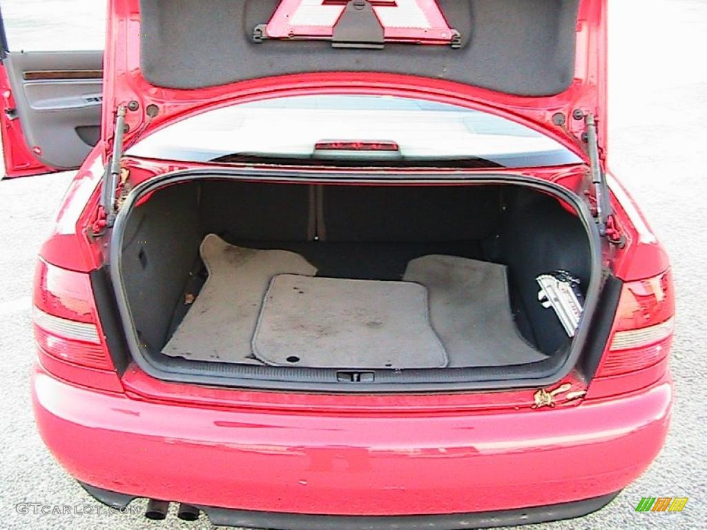 1999 A4 1.8T quattro Sedan - Laser Red / Opal Gray photo #27