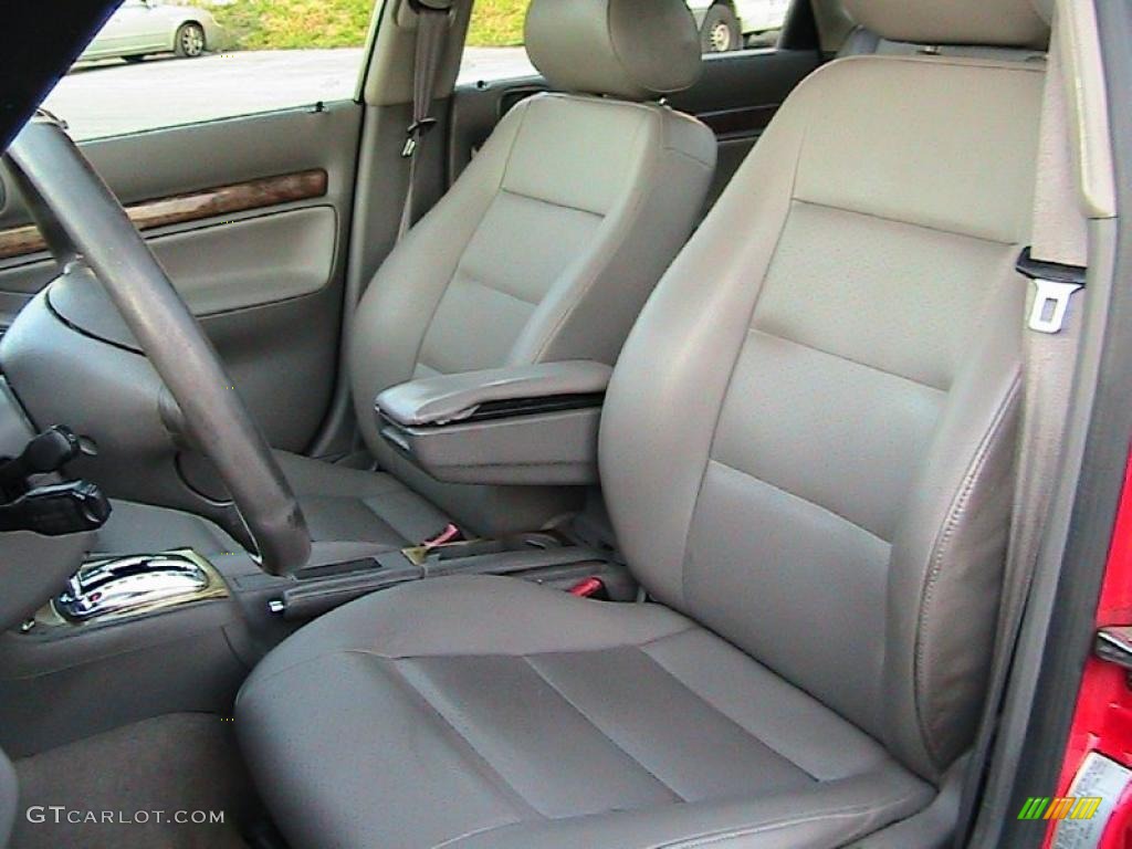1999 A4 1.8T quattro Sedan - Laser Red / Opal Gray photo #32