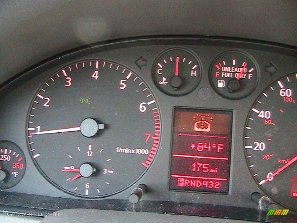 1999 A4 1.8T quattro Sedan - Laser Red / Opal Gray photo #44