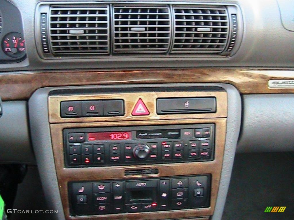 1999 A4 1.8T quattro Sedan - Laser Red / Opal Gray photo #45