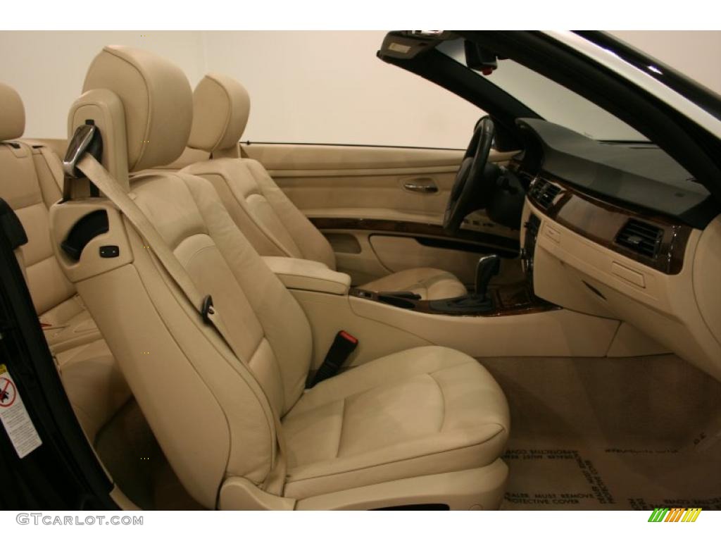 2008 3 Series 328i Convertible - Jet Black / Beige Dakota Leather photo #18