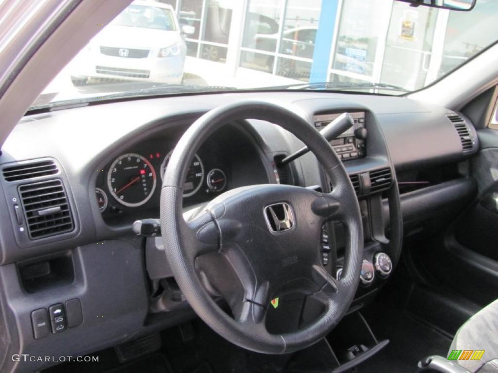 2003 CR-V EX 4WD - Satin Silver Metallic / Black photo #10