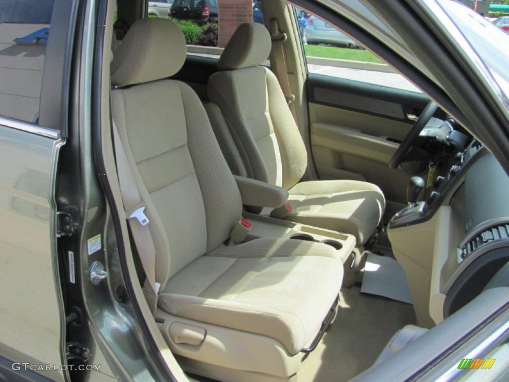 2008 CR-V EX 4WD - Green Tea Metallic / Ivory photo #8